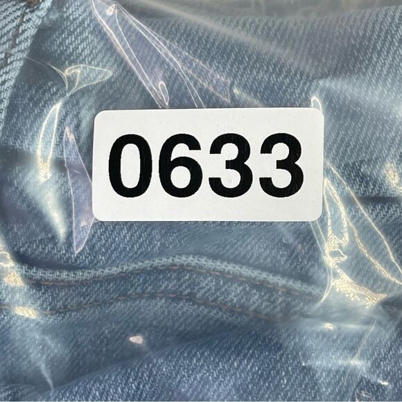 America Eagle Mom Jeans Womens 0* Blue Tapered High Waist Medium Wash Torn Curvy - Picture 13 of 13